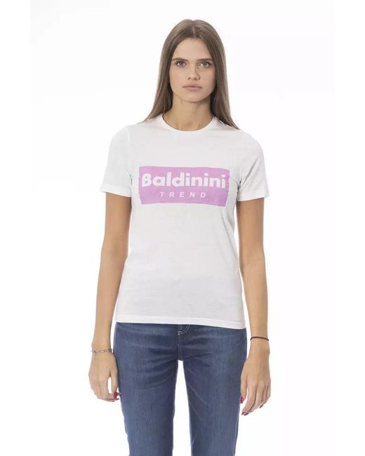Baldinini White Cotton T