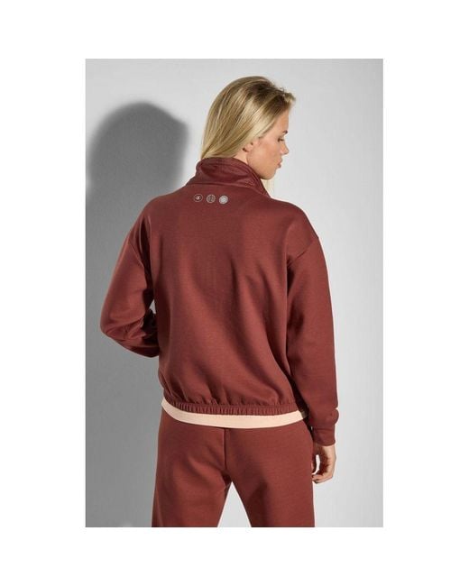 Champion Red Burgundy Polyester Sweatshirt