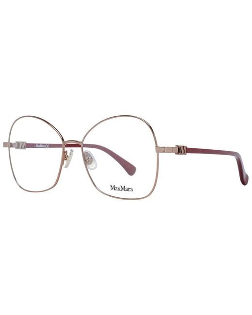 Max Mara Metallic Bronze Metal & Plastic Glasses (frames)