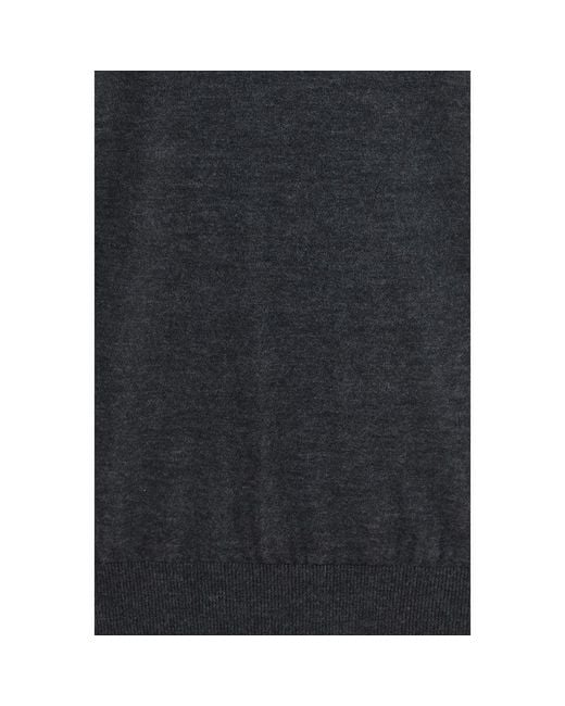 Giorgio Armani Blue Gray Cashmere Turtleneck for men