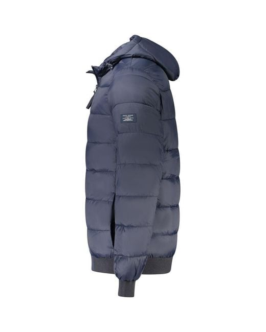 Pepe Jeans Blue Polyamide Jackets & Coat for men
