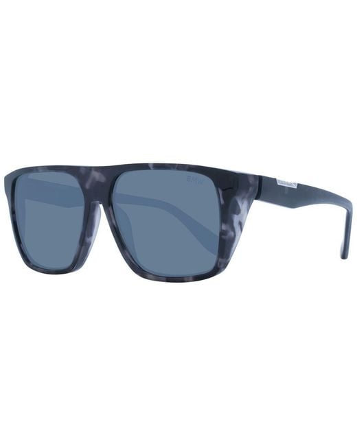 BMW Blue Gray Acetate Sunglasses for men