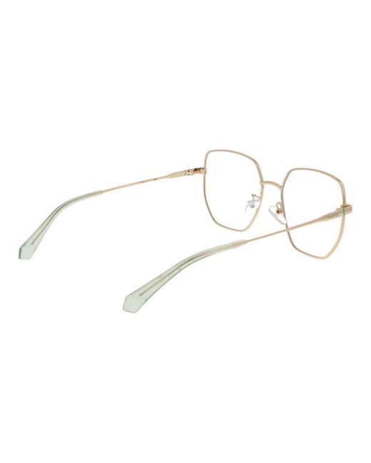 Polaroid Metallic Gold Metal Glasses (frames)