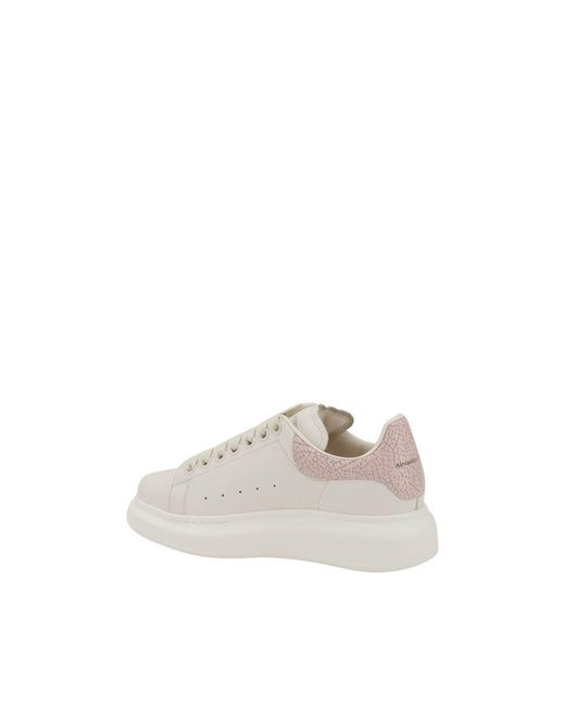 Alexander McQueen Gray Leather Sneakers