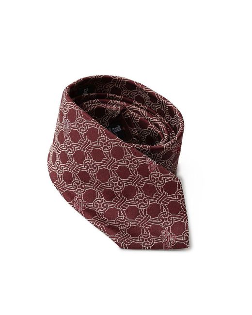 Emporio Armani Red Silk Ties & Bowty for men
