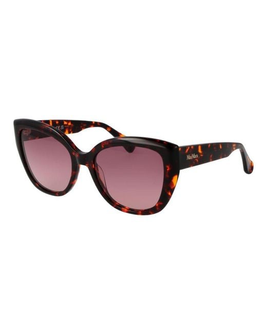 Max Mara Red Acetate Sunglasses