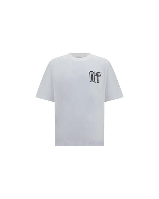 Off-White c/o Virgil Abloh Gray White Cotton Sportswear - L for men