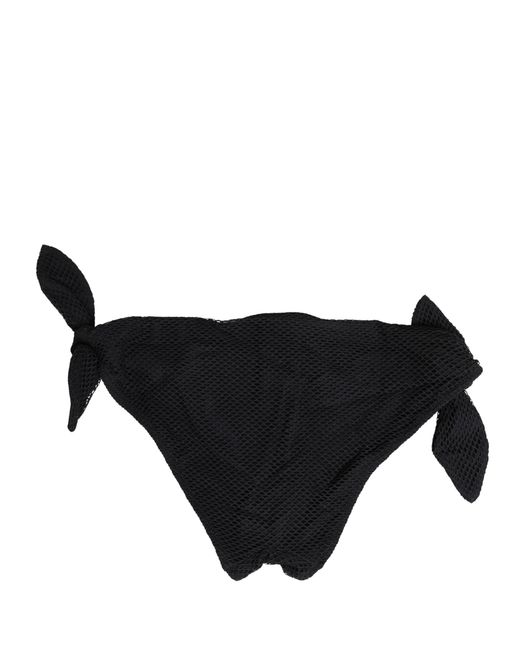 Dolce & Gabbana Black Swimwear Side-Tie Bikini Bottom Dg Logo