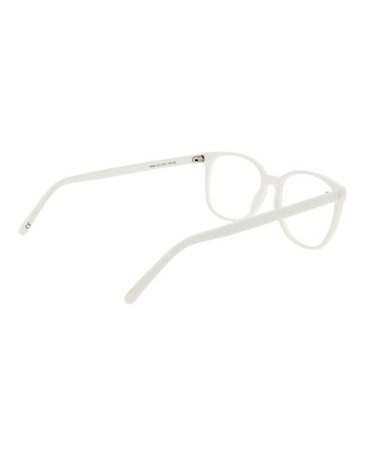 Andy Wolf Metallic White Acetate Glasses (frames)