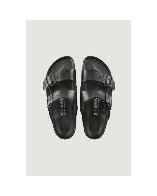 Birkenstock Black Polyester Flat Sandals for men