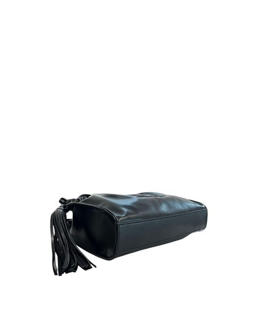 Twinset Black Pu Shoulder Bag