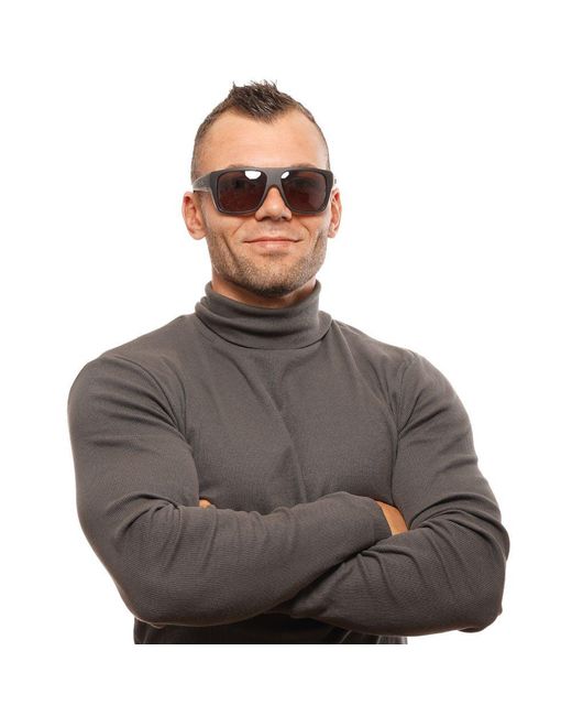 Bolle Blue Black Plastic Sunglasses