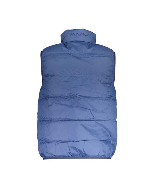 La Martina Blue Polyamide Jacket for men