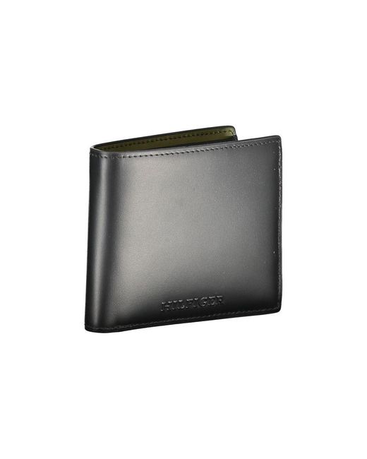 Tommy Hilfiger Black Leather Men's Wallet for men