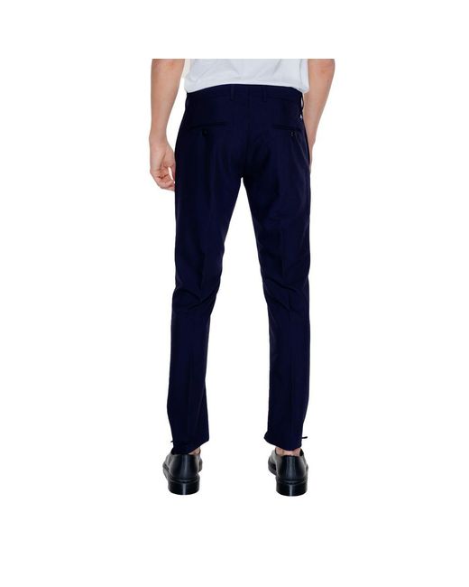 Antony Morato Men's Blue Polyester Jeans Pant