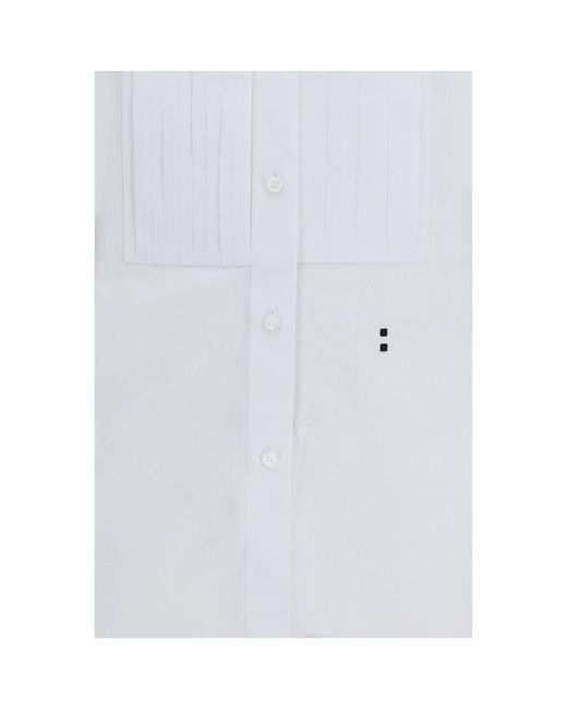 Fendi White Cotton Dress Shirt