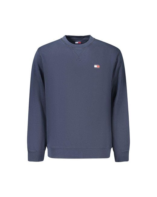 Tommy Hilfiger Blue Cotton Sweatshirt for men