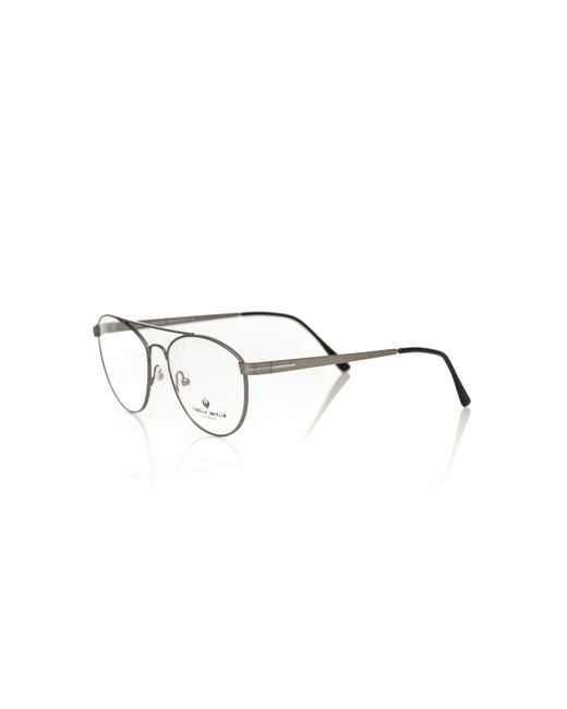 Frankie Morello Gray Elegant Aviator Model Eyeglasses