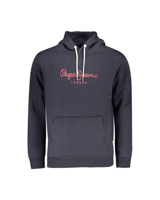 Pepe Jeans Blue Cotton Sweater for men