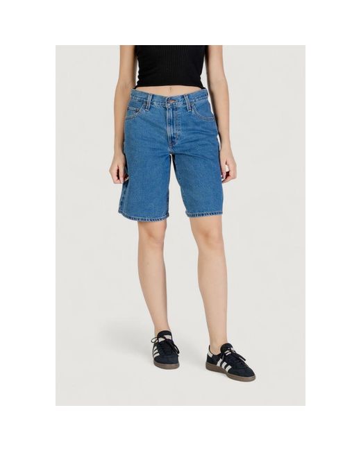 Levi's Blue Cotton Shorts