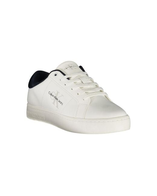 Calvin Klein White Leather Sneaker for men