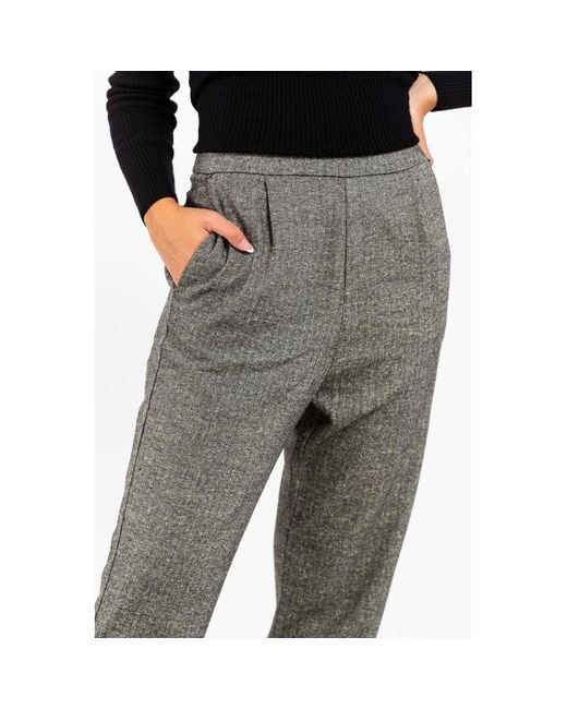Gas Gray Wool Casual Pants