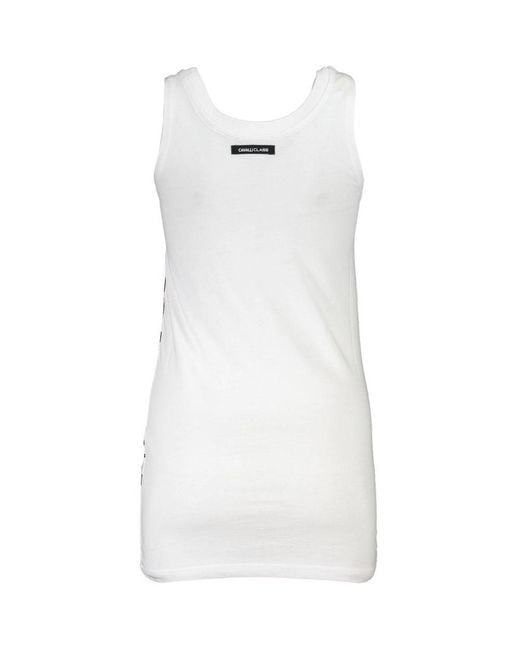 Roberto Cavalli White Cotton Top