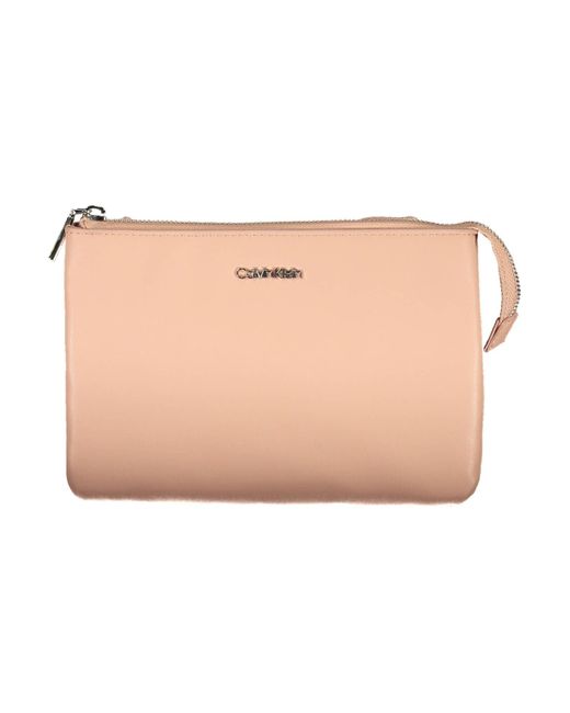 Calvin Klein Pink Chic Contrasting Details Shoulder Bag