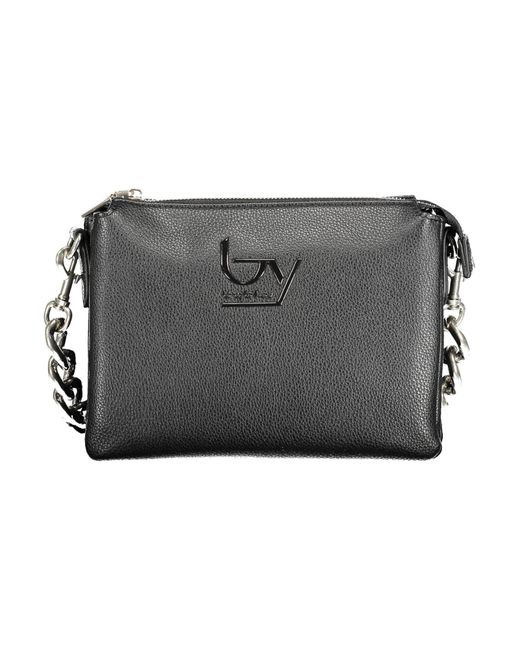 Byblos Black Elegant Triple Compartment Handbag