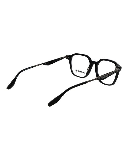 Trussardi Black Acetate Glasses (frames) for men