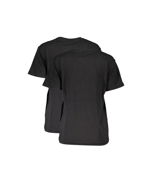 Fila Black Cotton T-Shirt