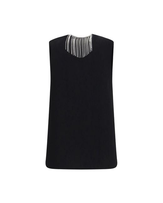 Max Mara Black Polyester Shirt