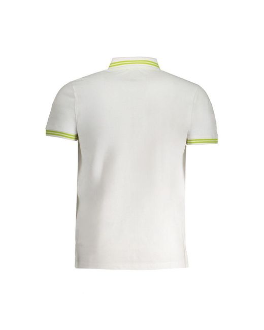 Roberto Cavalli White Cotton Polo Shirt for men