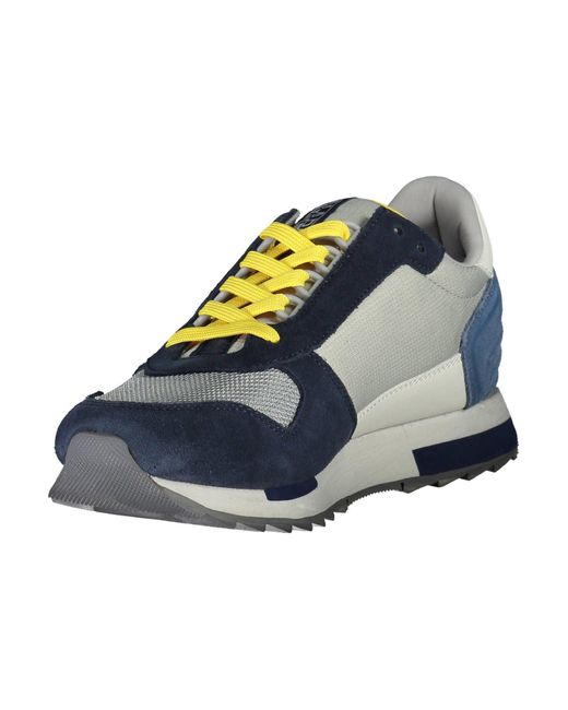 Napapijri Blue Polyester Sneaker for men