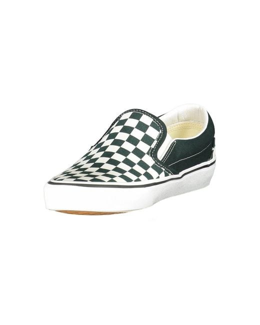 Vans Green Black Polyester Men Sneaker for men