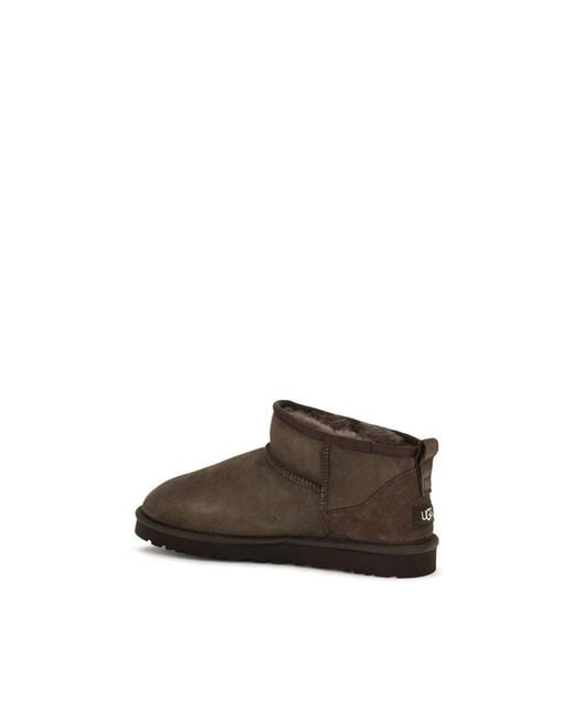 Ugg Brown Leather Ankle Boots for men