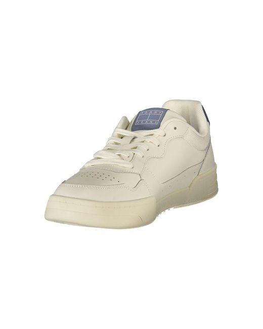 Tommy Hilfiger White Leather Sneaker for men