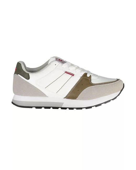 Carrera Multicolor White Polyester Sneaker for men