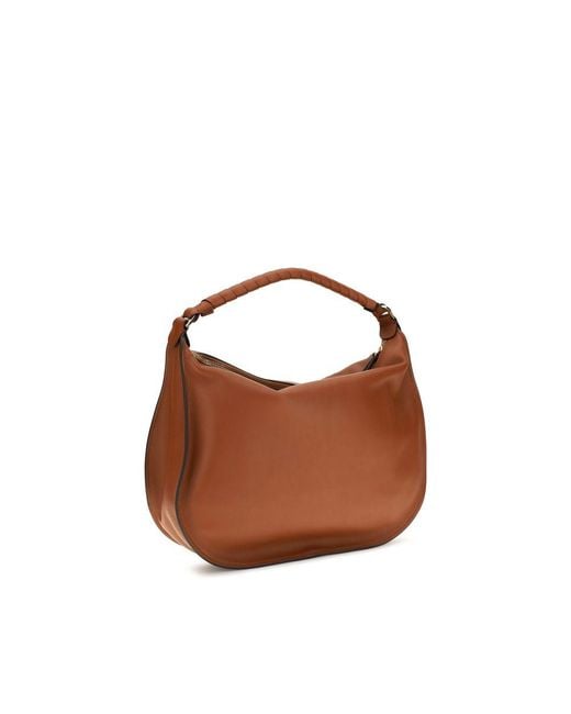 Chloé Brown Calf Leather Bos Taurus Shoulder Bag