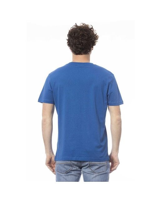 INVICTA WATCH Blue Cotton T-Shirt for men