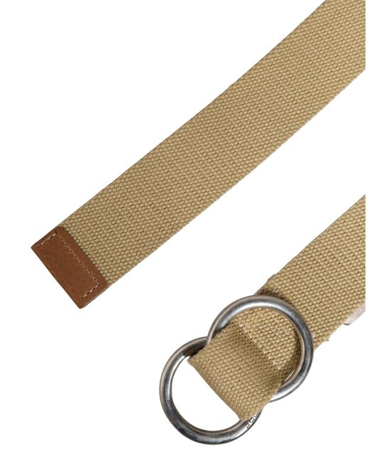 Gianfranco Ferré Natural Men Beige Canvas Silver Metal Buckle Cintura Belt for men