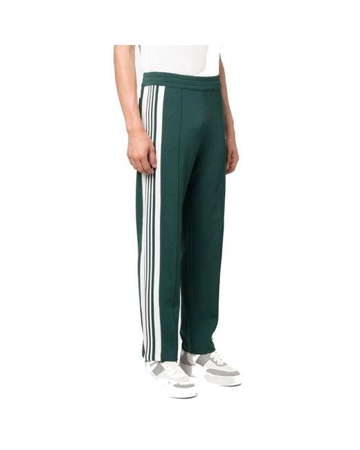 Autry Green Bicolor Nylon Joggers (workout Pants) for men