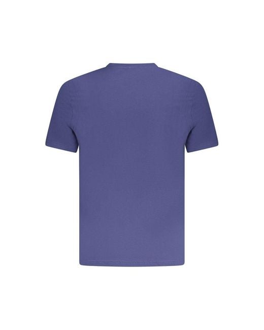 K-Way Blue Cotton T for men