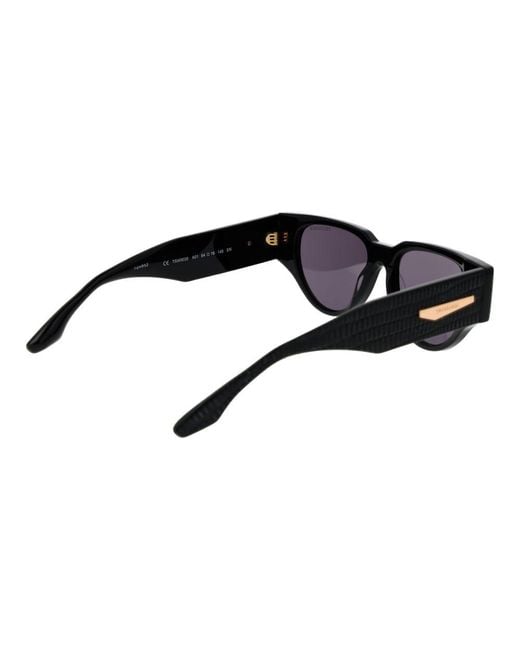 Trussardi Black Acetate Sunglasses