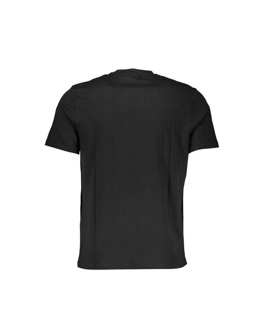 North Sails Black Cotton T-Shirt for men