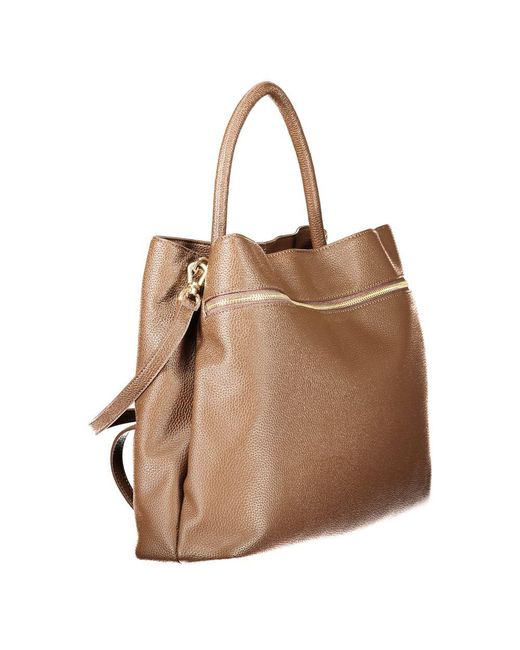 Twinset Brown Twinset Polyethylene Handbag