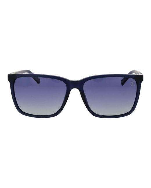 Timberland Blue Plastic Sunglasses for men
