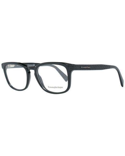 Zegna Black Full Rim Optical Frames for men