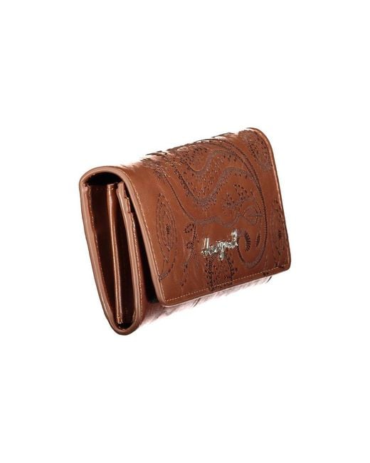 Desigual Brown Polyurethane 's Wallet