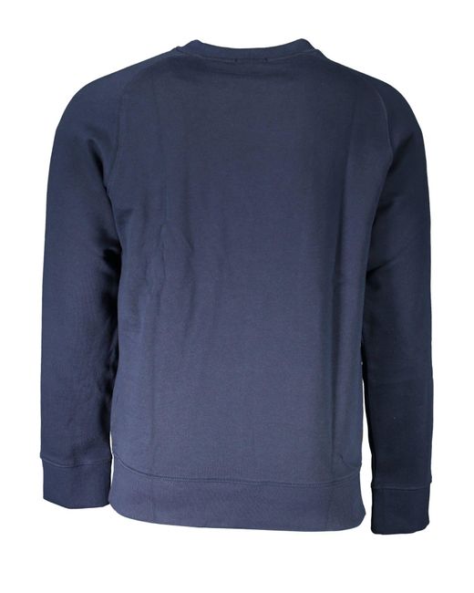 Timberland Blue Cotton Sweater for men